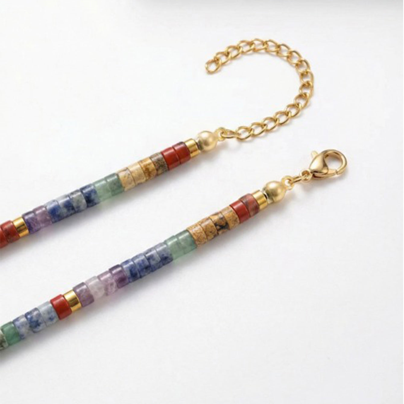 Samsara Choker 7 Chakra Farben Sommer