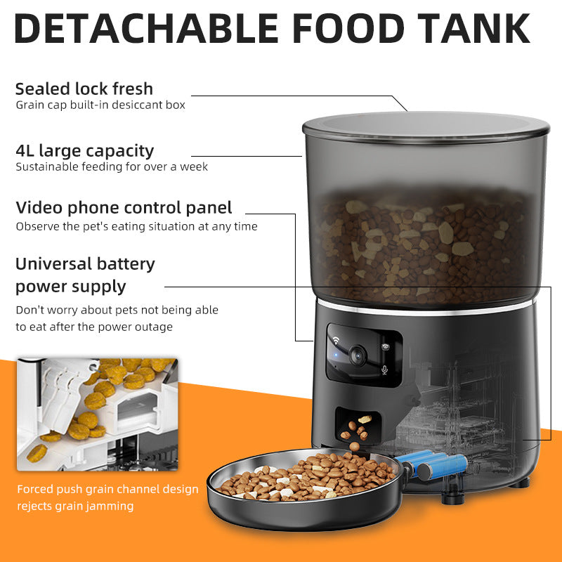 Smart APP Automatischer Pet Futterautomat