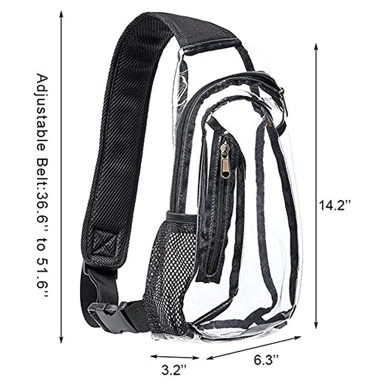 Transparenter PVC-Messenger für unterwegs – Bild 6 | LuxeStyle
