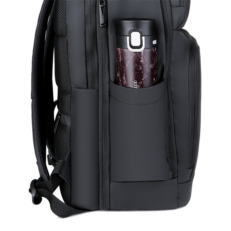 Stylischer schwarzer Business-Rucksack für Herren – Bild 2 | LuxeStyle