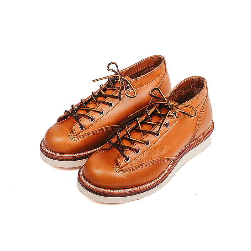 Herren-Lederschuhe mit flachem Absatz – Bild 14 | LuxeStyle