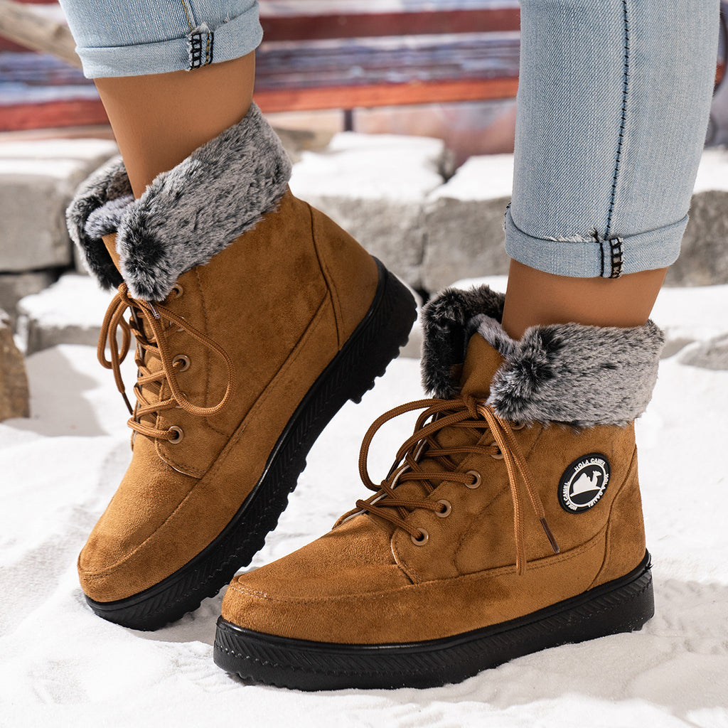 Gefütterte Winterstiefel