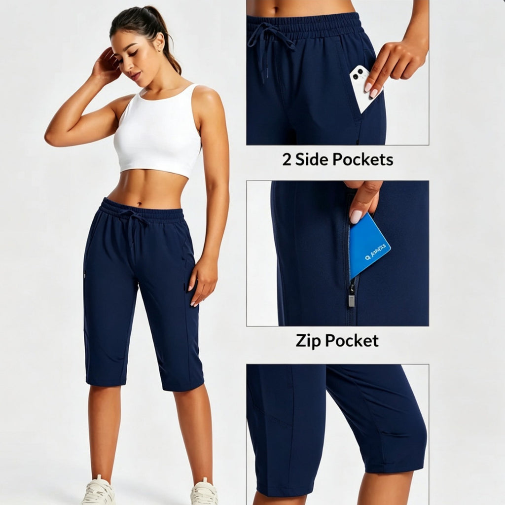 Leichte Sport-Shorts mit Multi-Pockets