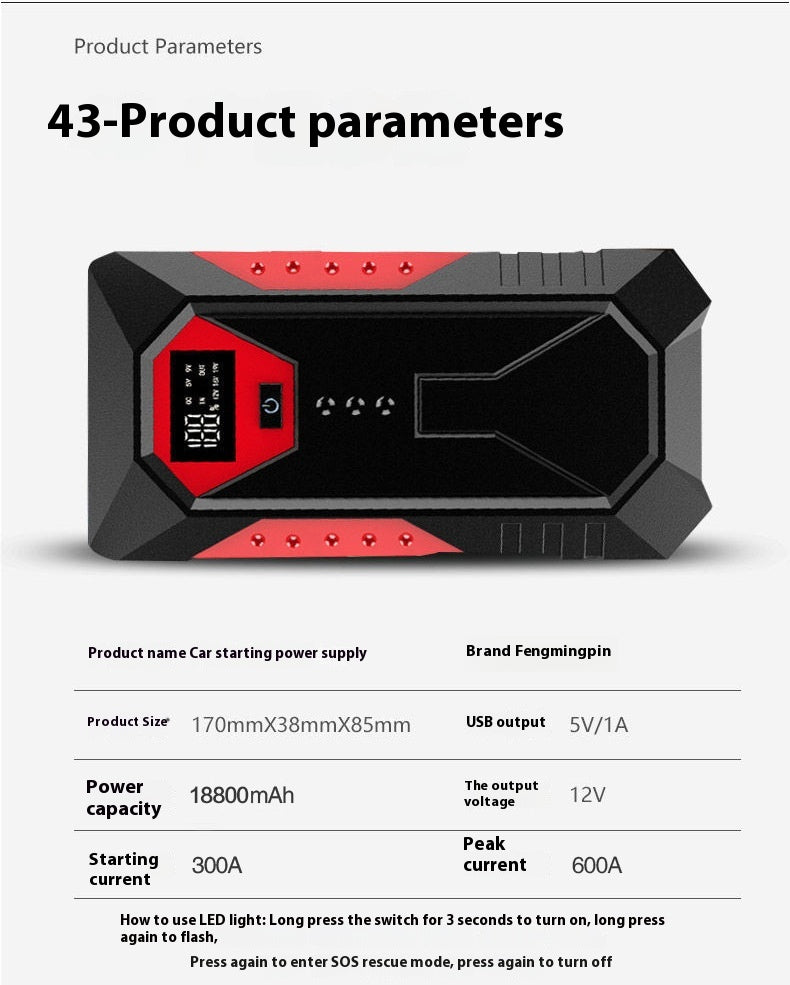 Notstart-Powerbank 12V