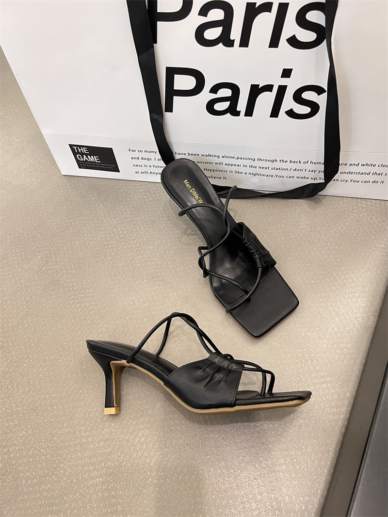 Flip-Toe Stiletto Sandalen – Bild 4 | LuxeStyle