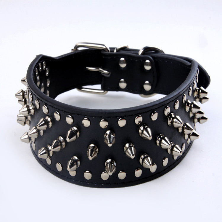 Halsband für mittelgrosse bis grosse Hunde mit Nieten – Bild 9 | LuxeStyle