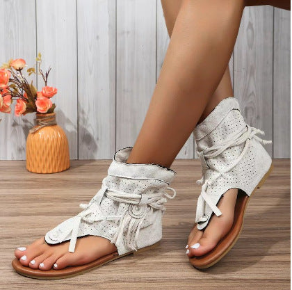Retro-Sandalen mit Quasten – Bild 2 | LuxeStyle