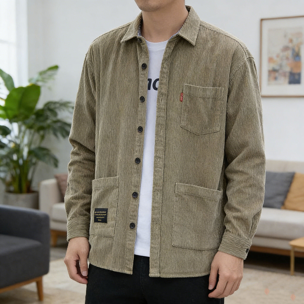 Corduroy-Hemd für Herbst und Winter – Bild 4 | LuxeStyle
