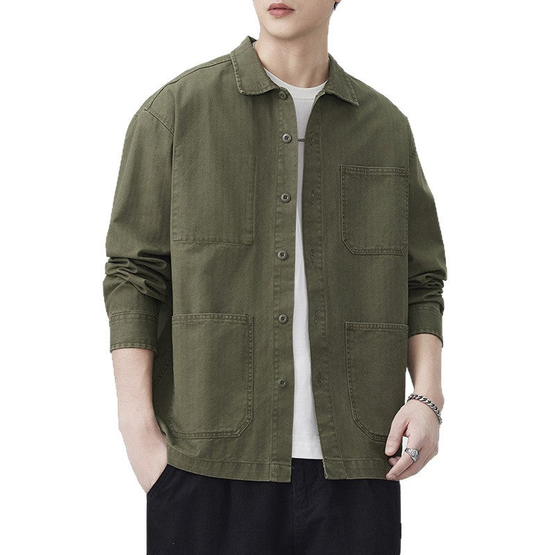 Männer-Shirt Loose-Fit Herbst Casual – Bild 5 | LuxeStyle