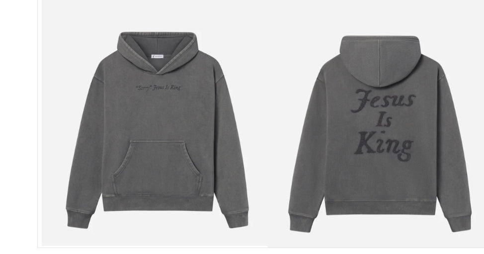 Vintage-Look Hoodie mit überschnittenen Ärmeln – Ansicht 8