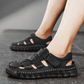 Leder-Sandalen