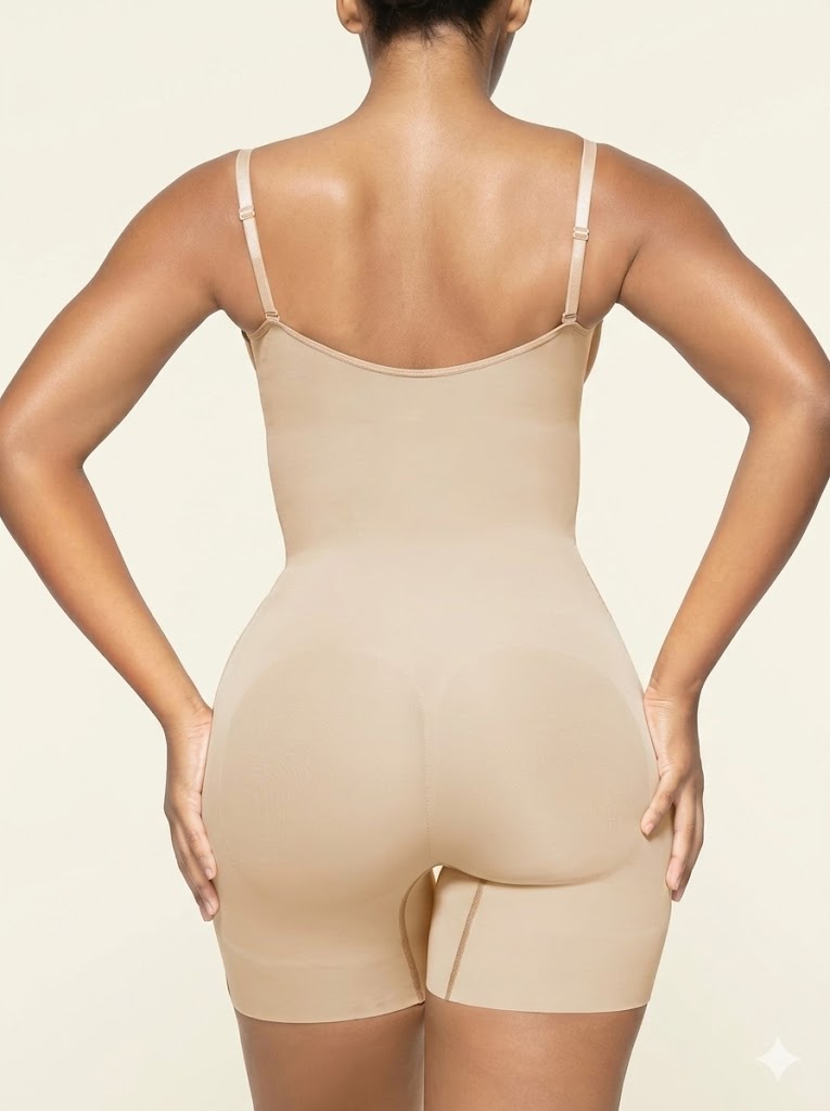 Nahtloser Body Shaper mit offenem Brustbereich