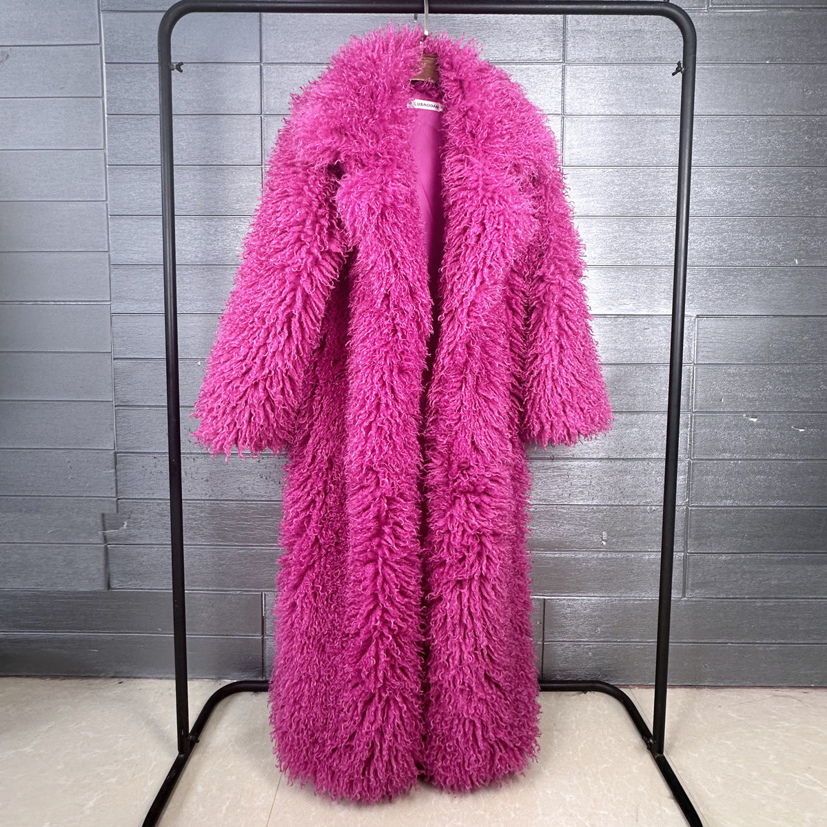 Eleganter Wollmantel mit Revers für Damen