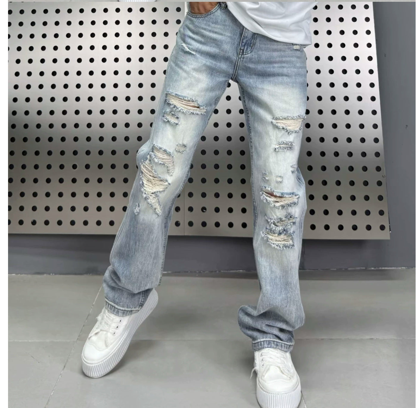Lichtblaue Herrenjeans