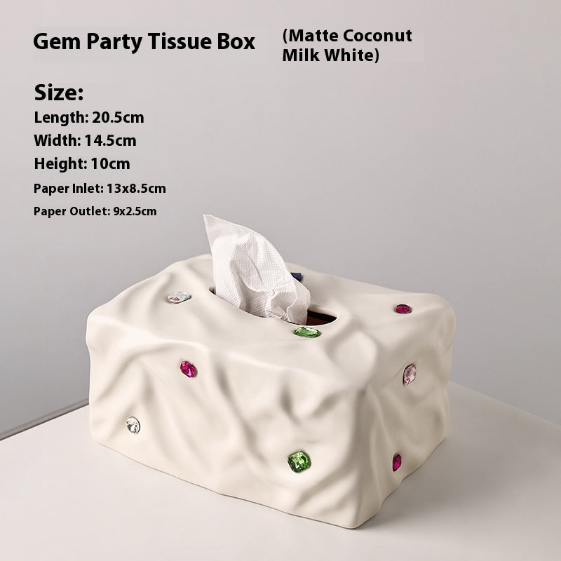 Keramik-Box für Kosmetiktücher | LuxeStyle