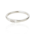 LuxeStyle Edelstahlring mit Buchstaben – Bild 8 – LuxeStyle Schweiz