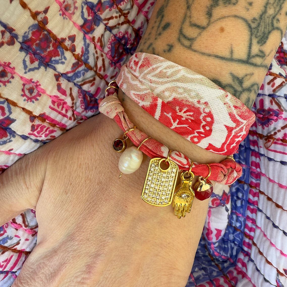 Bohemian Armband- und Halsketten-Set