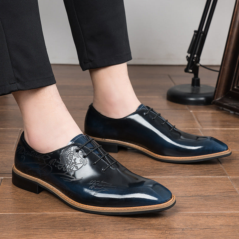 Business-Schuhe aus Kalbsleder mit Lasergravur – Bild 11 | LuxeStyle