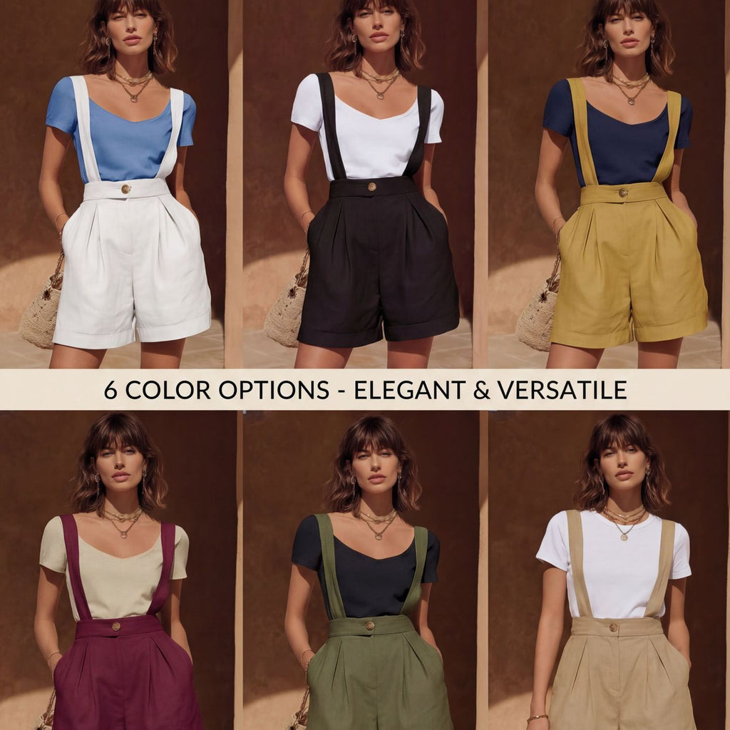 Boho-Chic Latz-Shorts für Damen