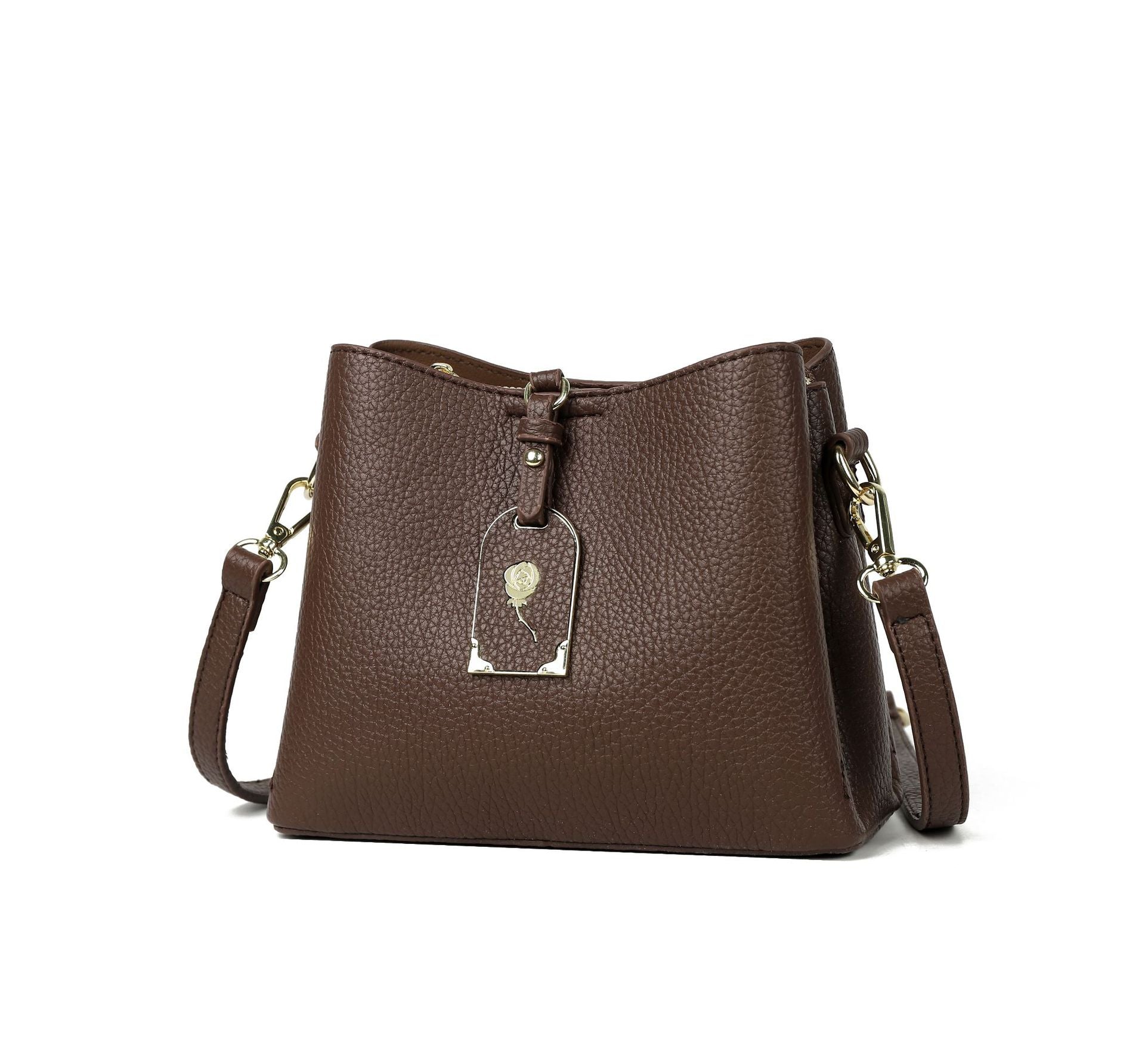 Schulter-Crossbody-Bag mit Textur