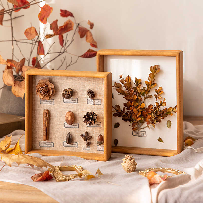 Holz-Fotorahmen aus schwarzer Walnuss, rechteckig – Bild 5 | LuxeStyle