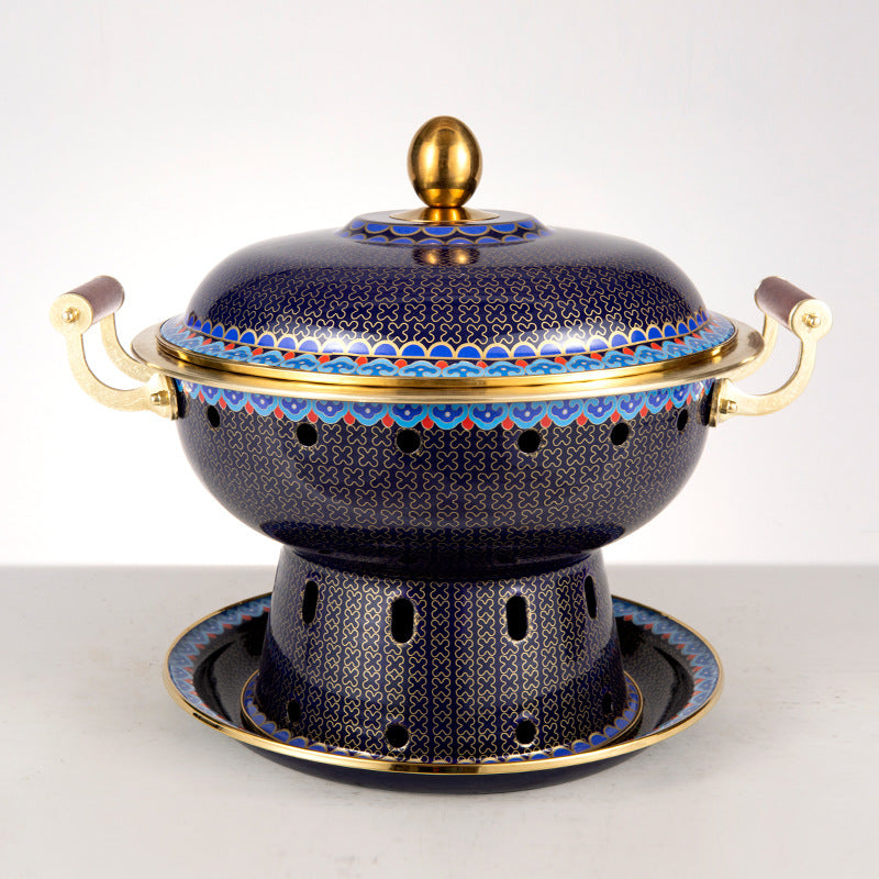 Kupfer Hot Pot Ofen mit Emaille