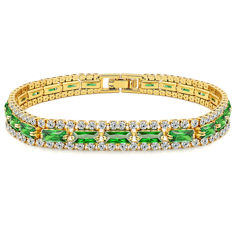 Unisex Armband mit Zirkonia-Kreisen – Bild 4 | LuxeStyle