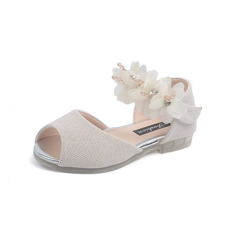 Sommer-Sandalen mit Blumen-Design für Kinder