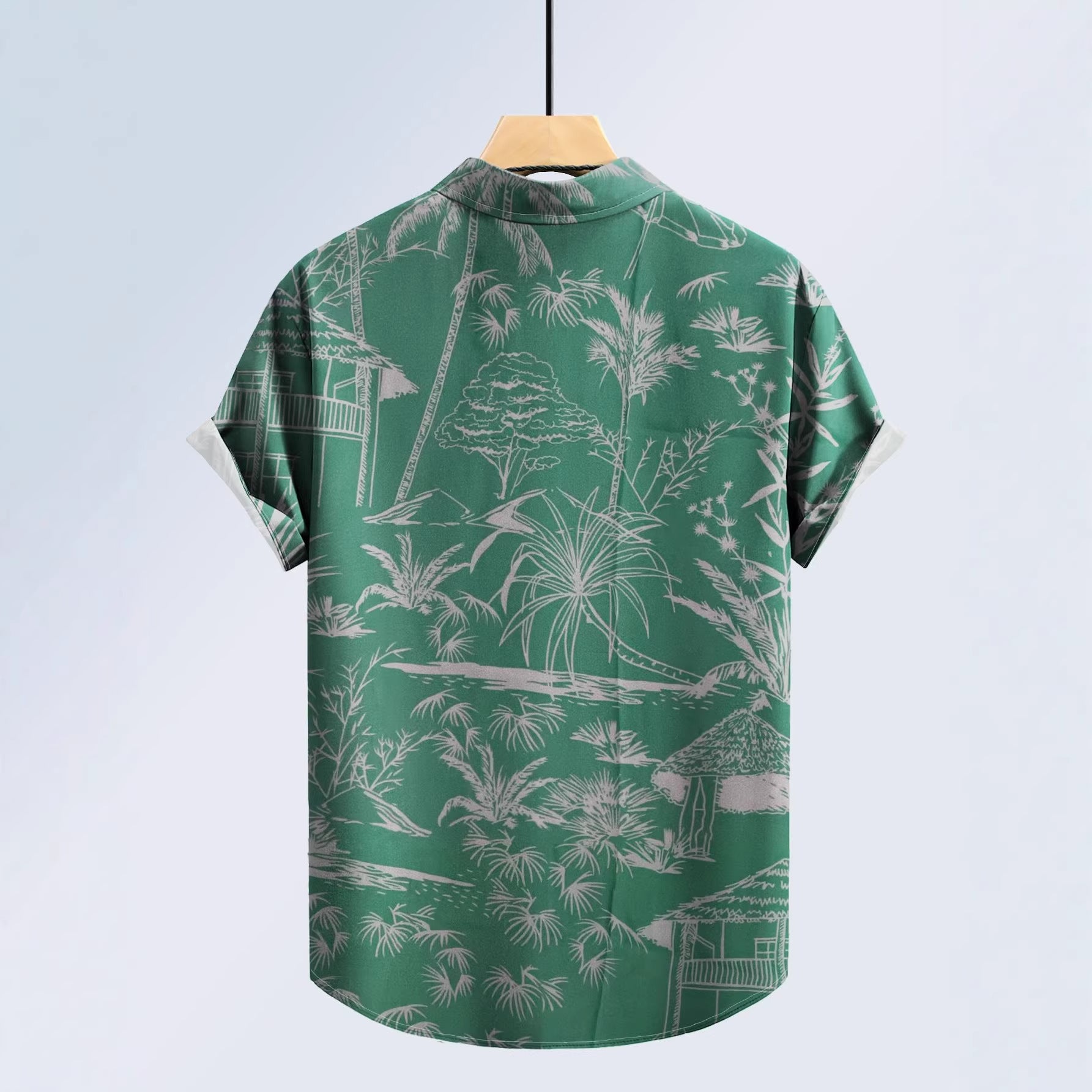 Herren Freizeit-Top mit Blumenmuster