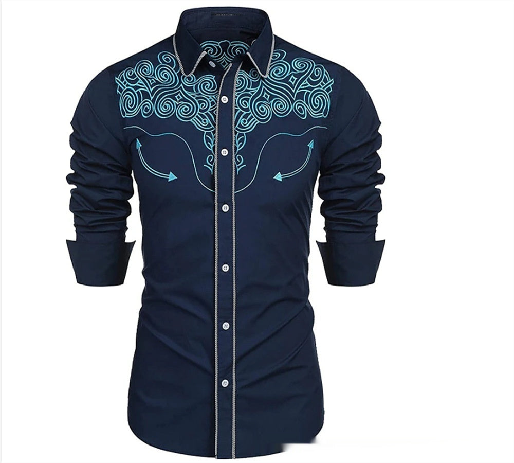 Loose Casual Shirt mit 3D-Muster – Bild 5 | LuxeStyle