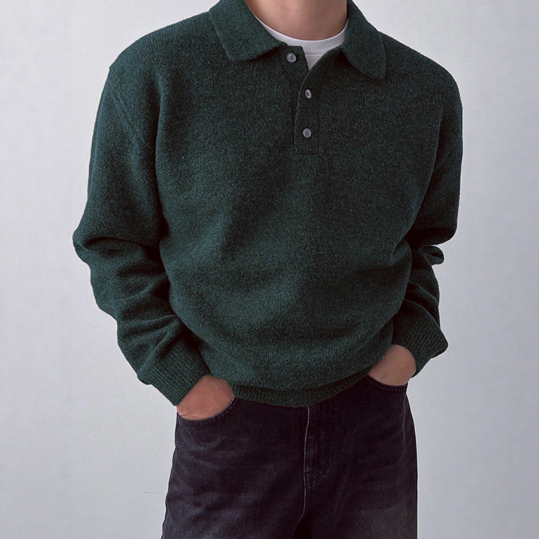 Turtleneck-Pullover für dicken Mantel