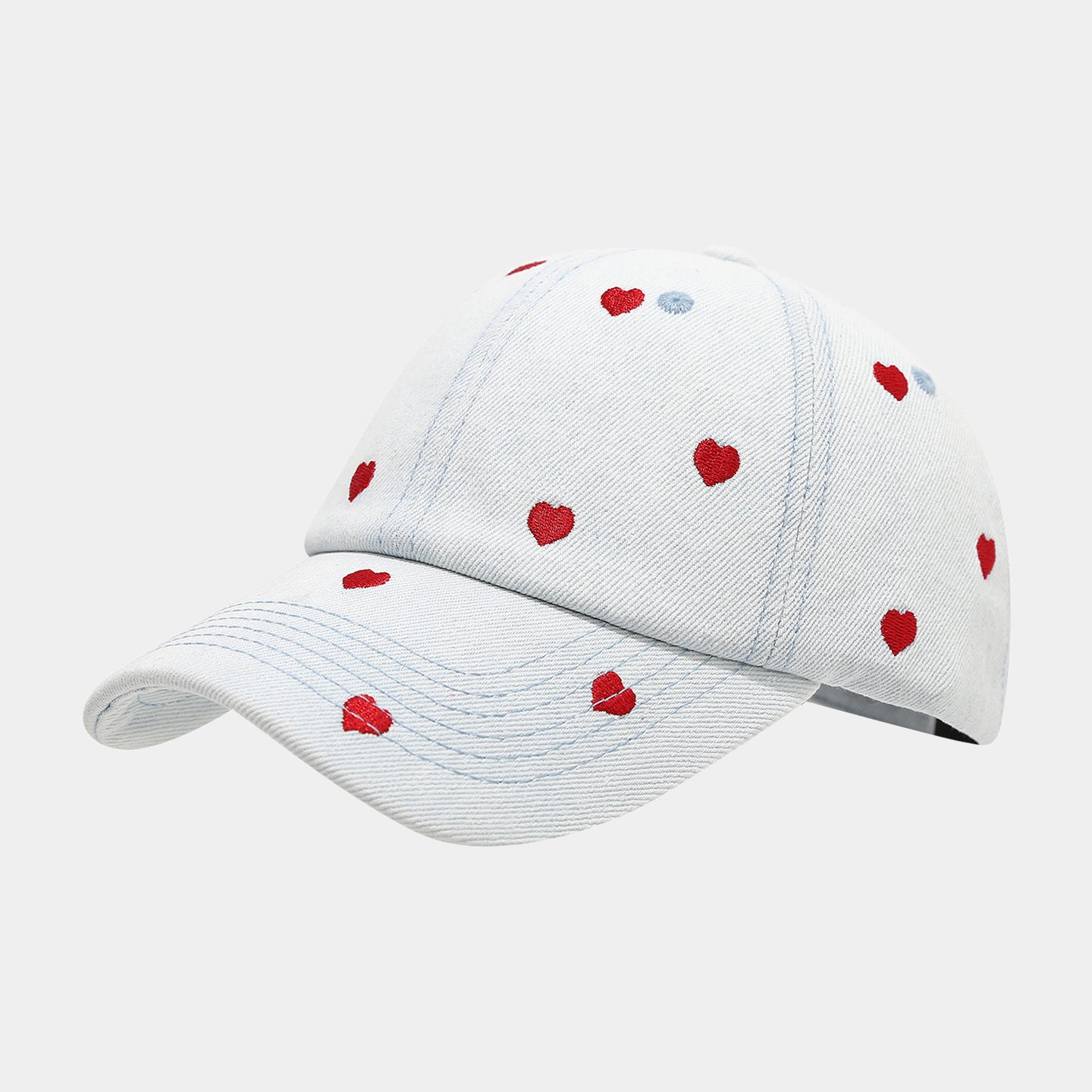 Baseball Cap mit Stickerei und Distressed-Look