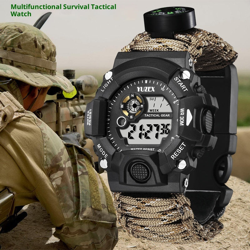 Multifunktionale Outdoor-Survival-Uhr – Ansicht 3