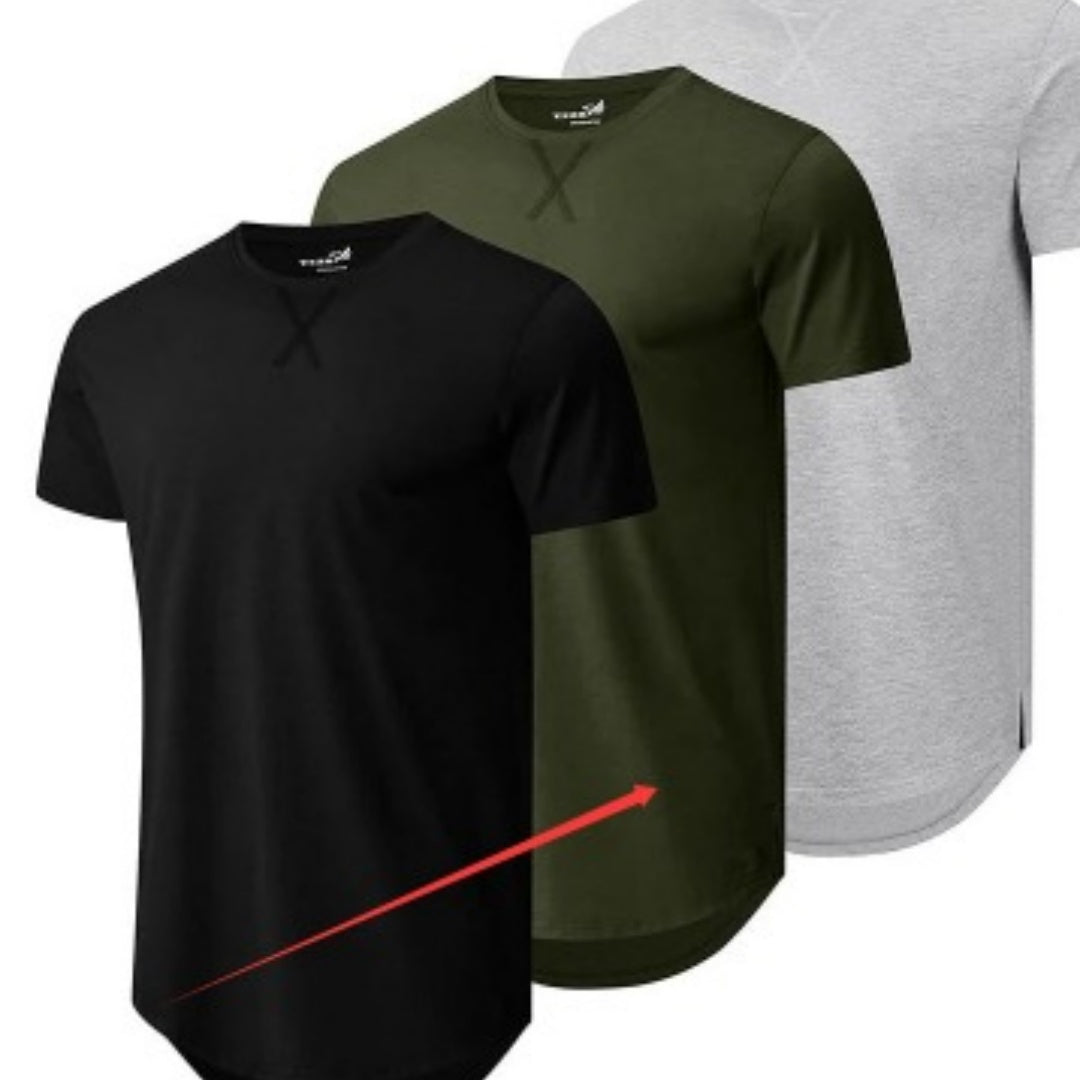 Lässiges Kurzarm-Shirt aus Baumwoll-Mix