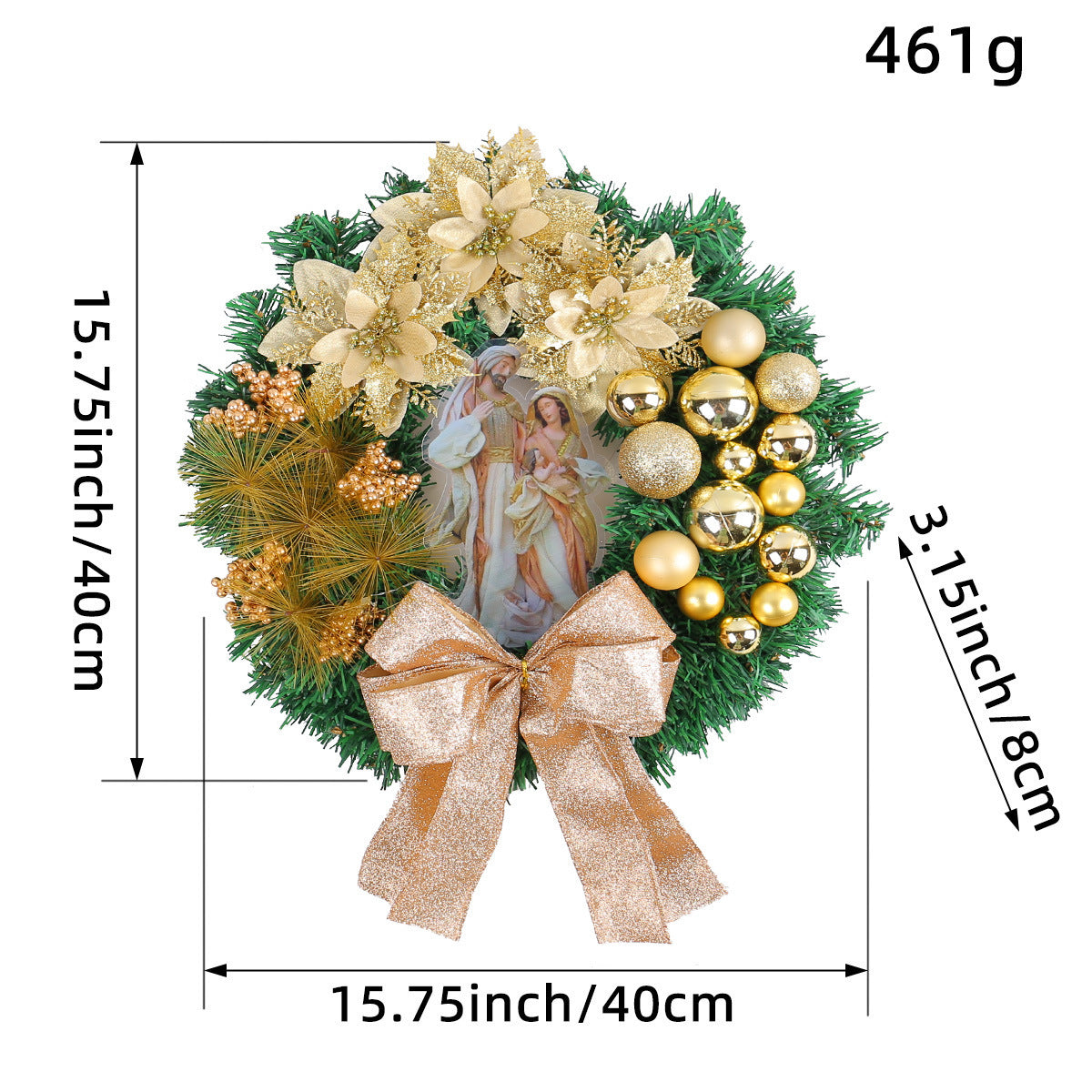 Weihnachtslichtkranz für Tür und Fenster – Bild 13 | LuxeStyle
