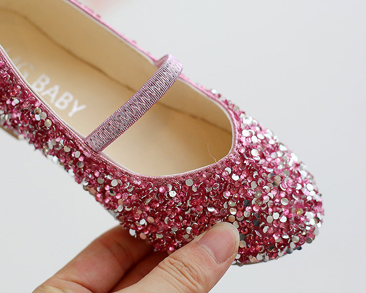 Kinder-Schuhe mit Pailletten