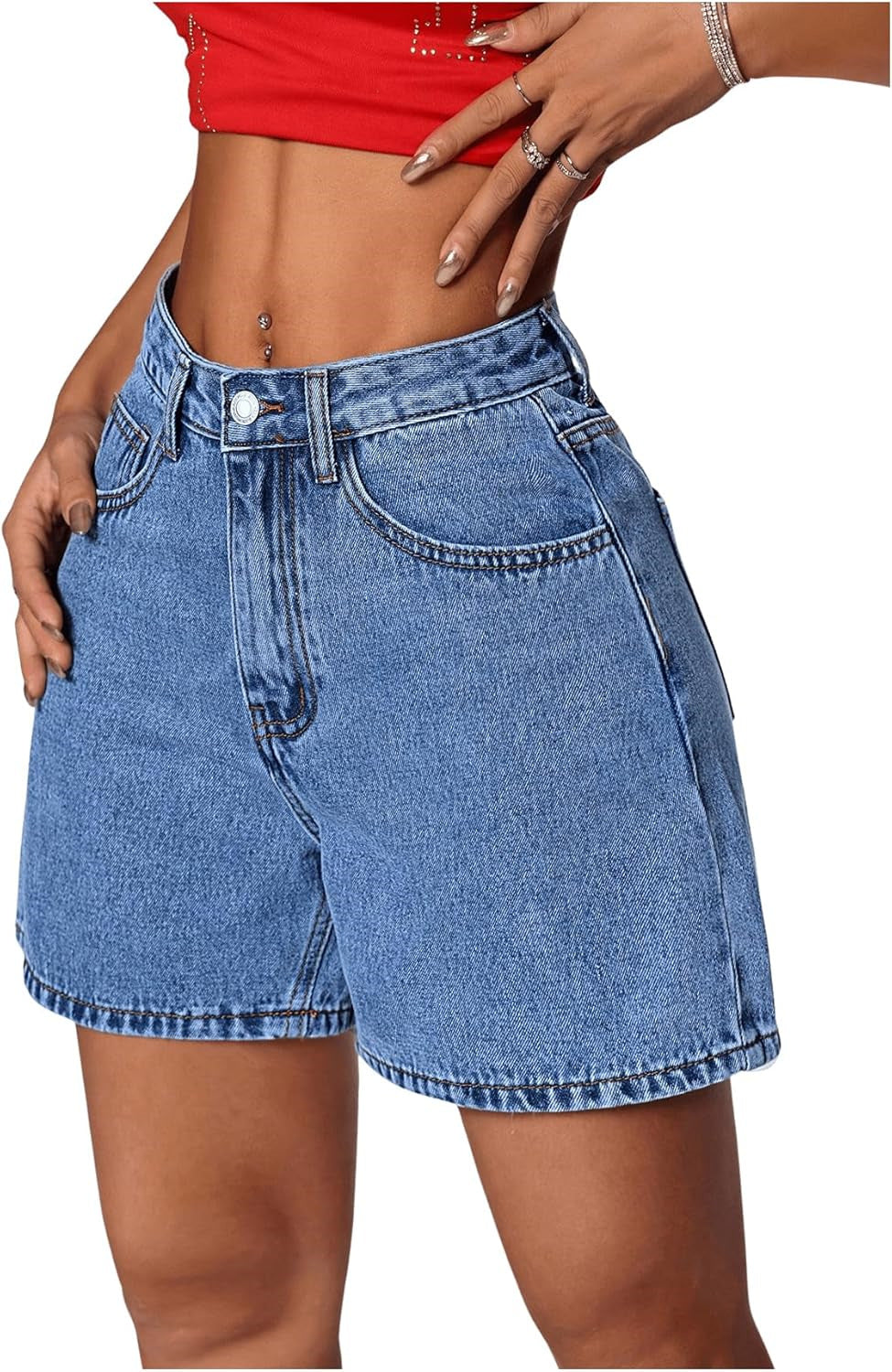 Stylishe Slim-Fit Denim Shorts für Damen