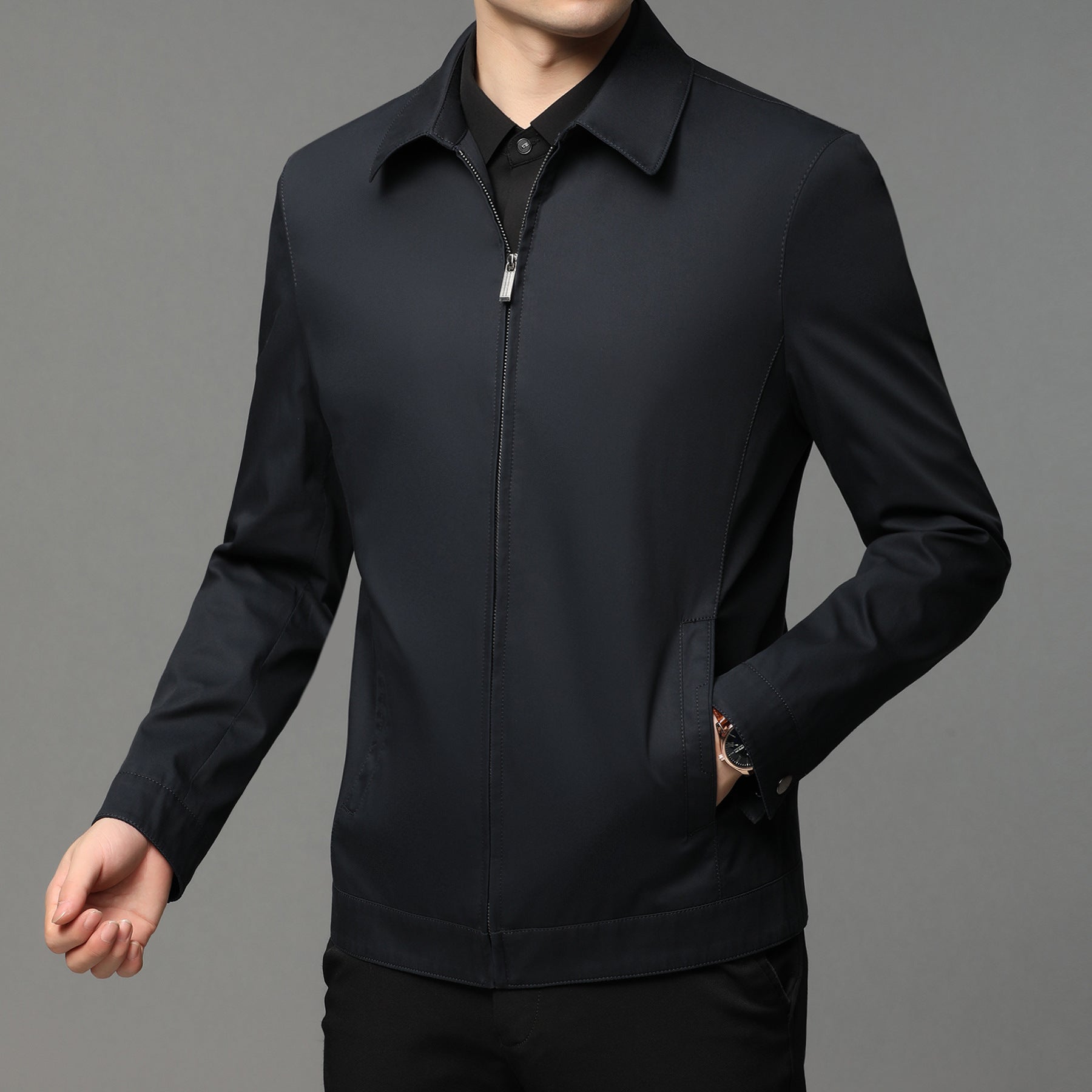 Herren-Casual-Lapelmantel