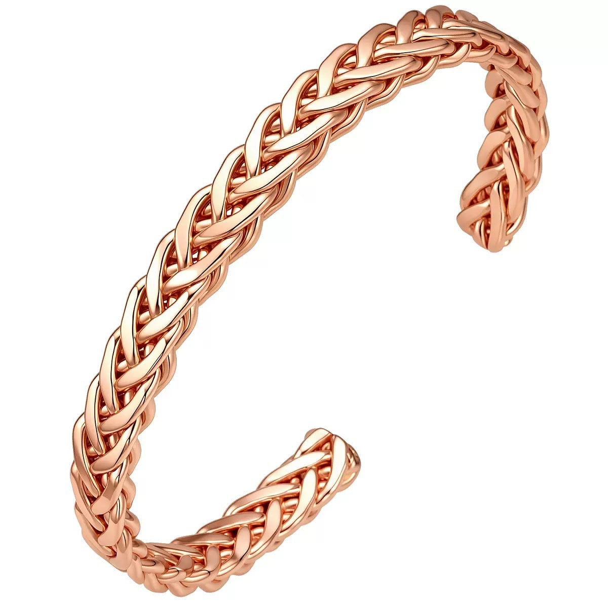 Rotkupfer-Armband, handgewebt – Bild 5 | LuxeStyle