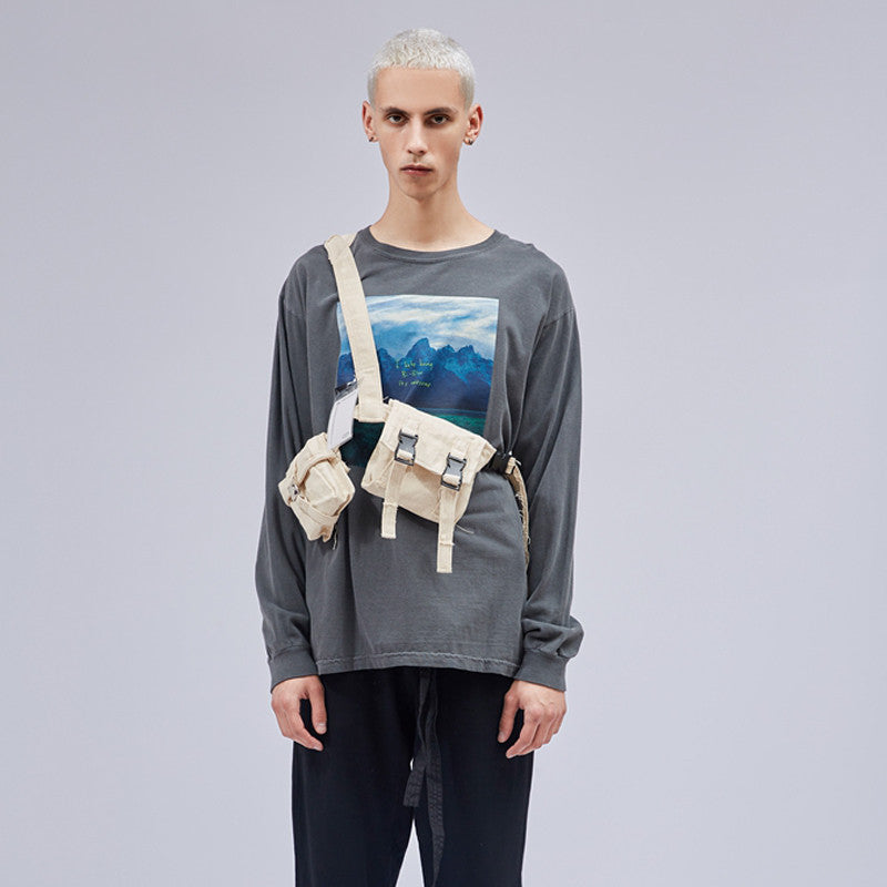 Twill Umhängetasche im Used-Look – Bild 2 | LuxeStyle