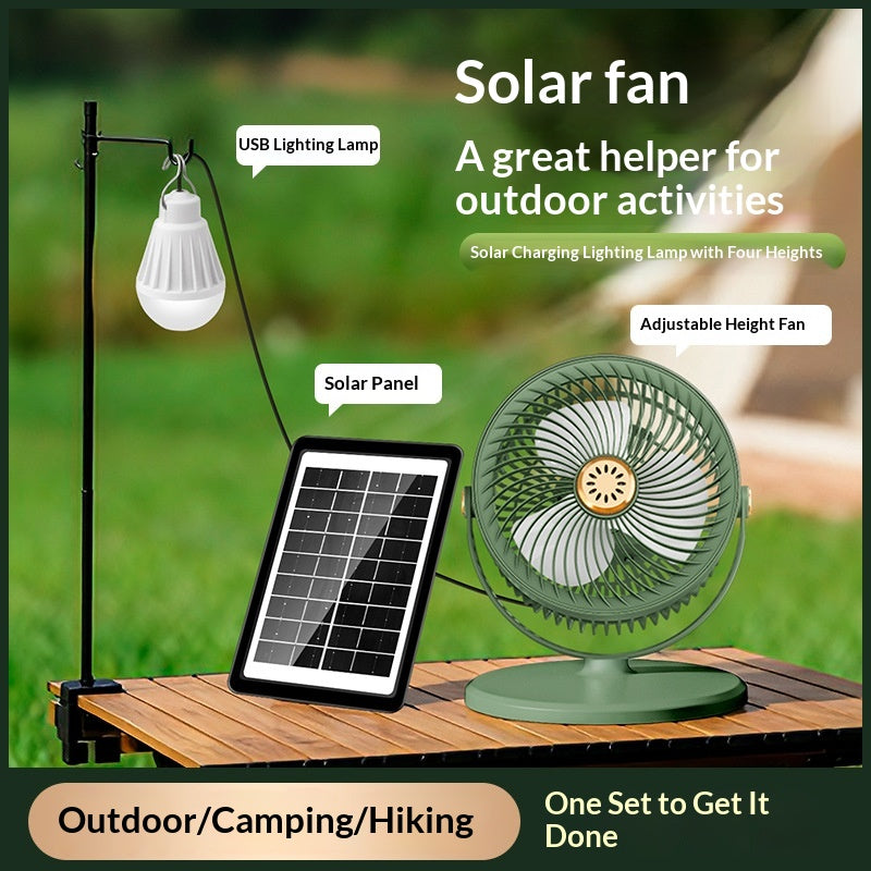 Solar Bodenventilator mit starkem Luftstrom