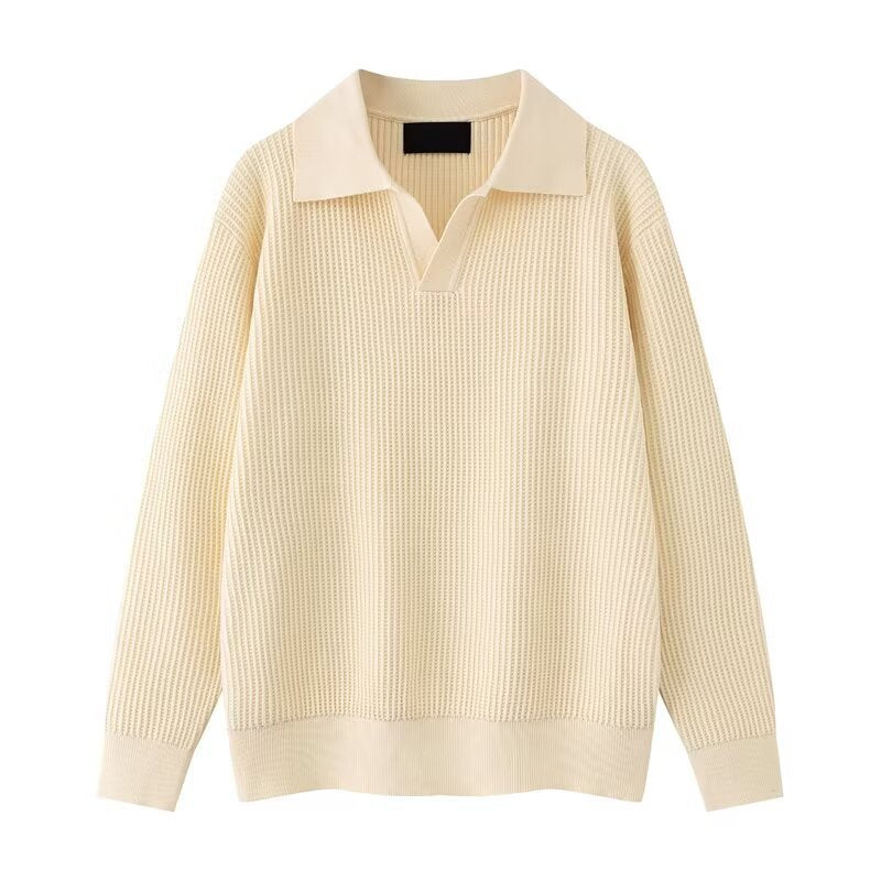 Langarmshirt mit Wellen-Design