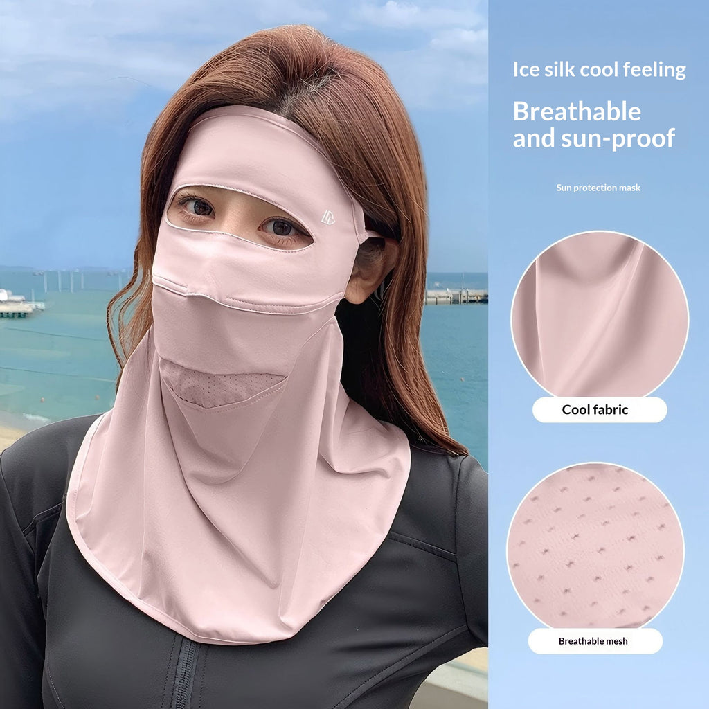 Ice Silk Gesichtsmaske mit UV-Schutz
