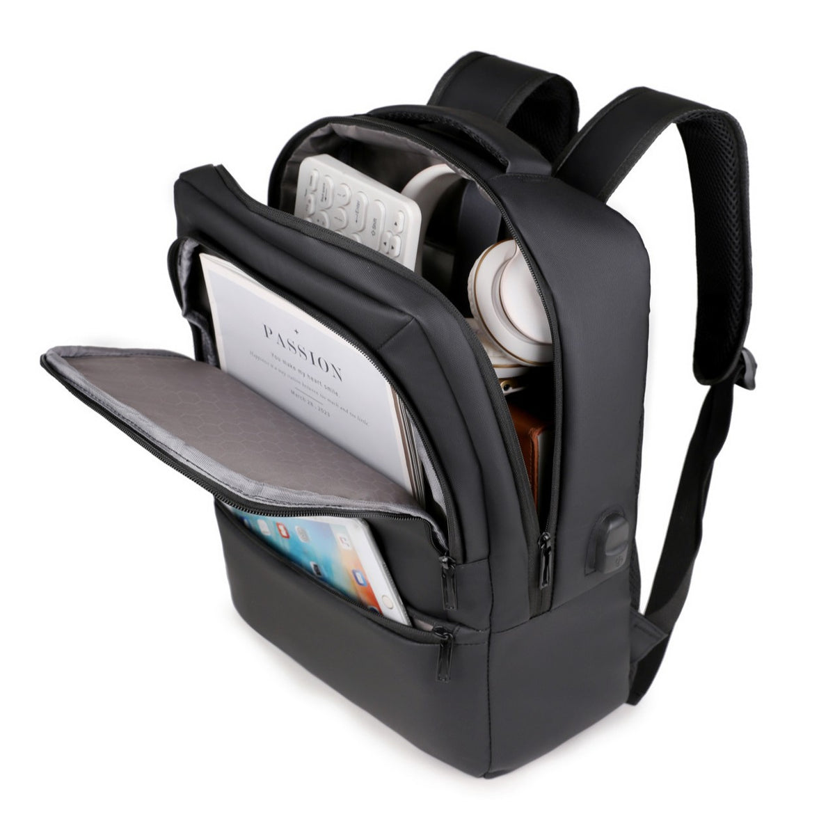 Wasserdichter Business-Rucksack für Reisen – Bild 2 | LuxeStyle