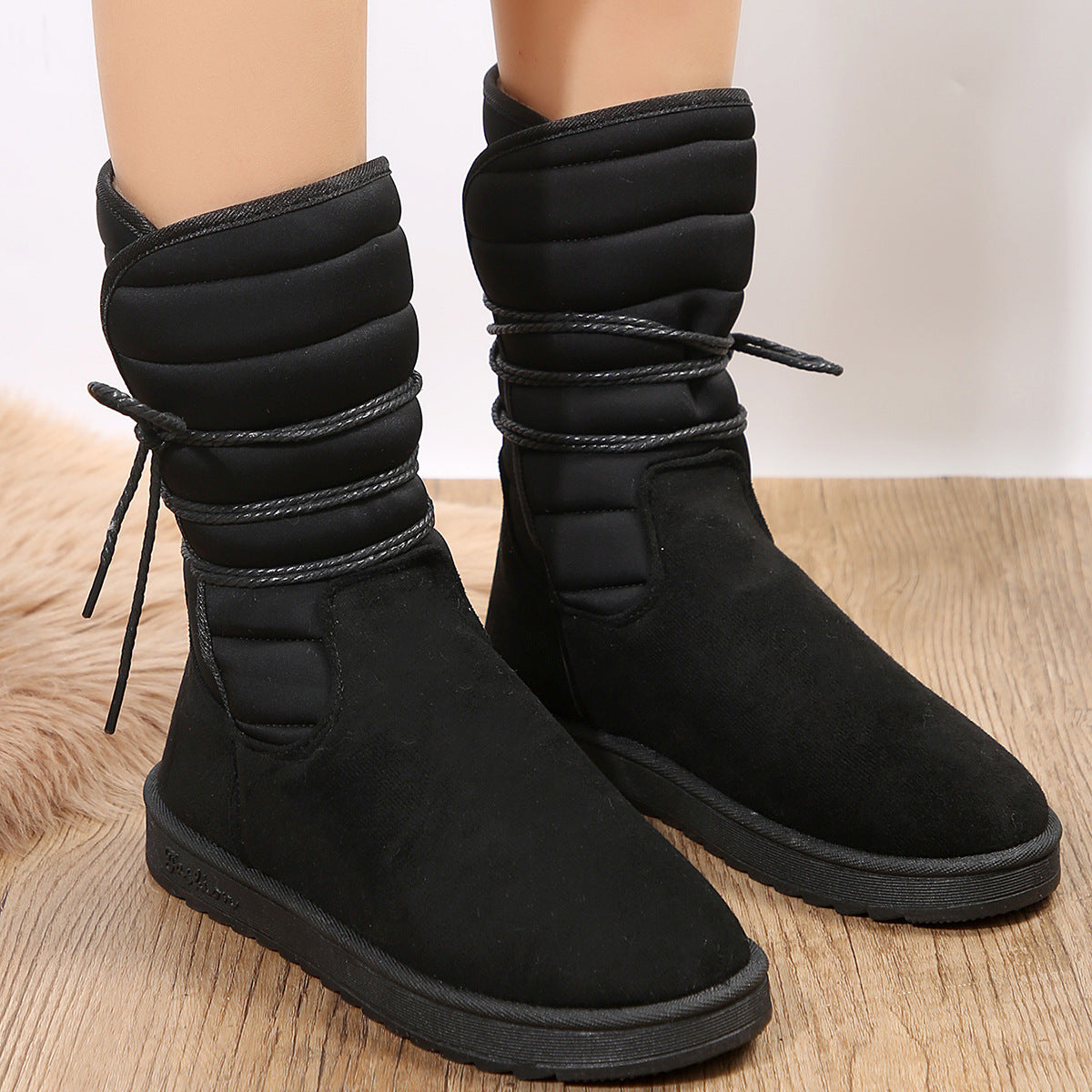 Warme Mid-Calf Winterstiefel für Damen