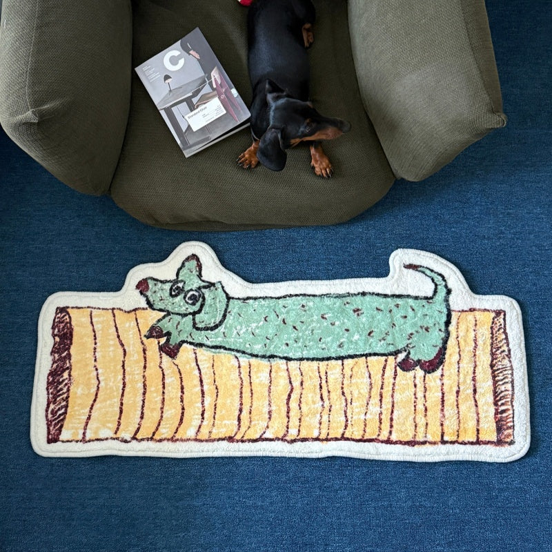 Dachshund Fussmatte für den Nachttisch – Bild 5 | LuxeStyle