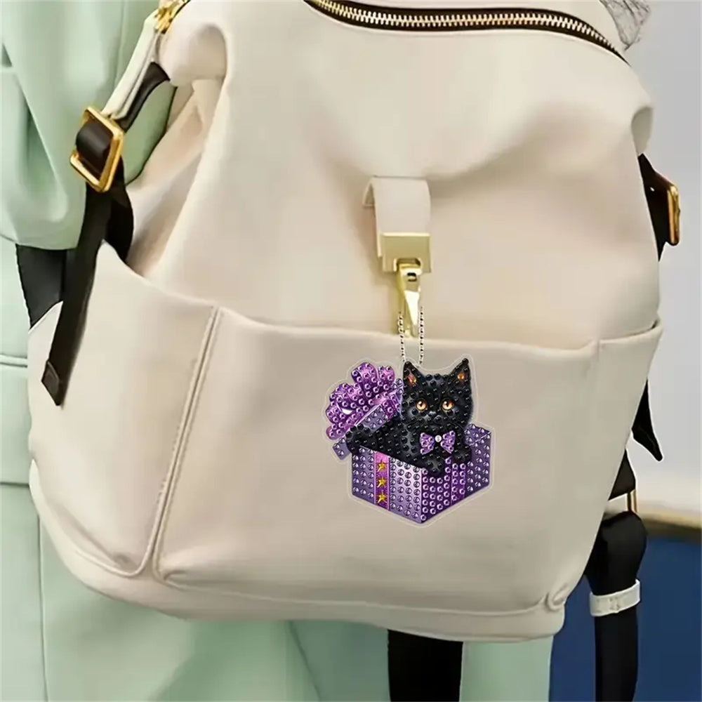 DIY Diamant-Malerei Schlüsselanhänger