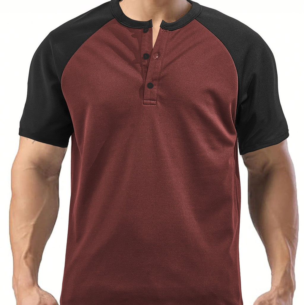 Feuchtigkeitsableitendes Kurzarmshirt für Herren – Bild 7 | LuxeStyle