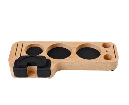 Universal Kaffeepress-Basis aus Buchenholz