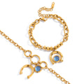Armband «Equestrian Collection» mit blauer Resin